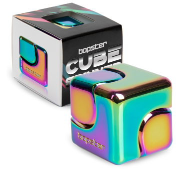 Metaliczny Spinner Kostka - Zabawka Sensoryczna...