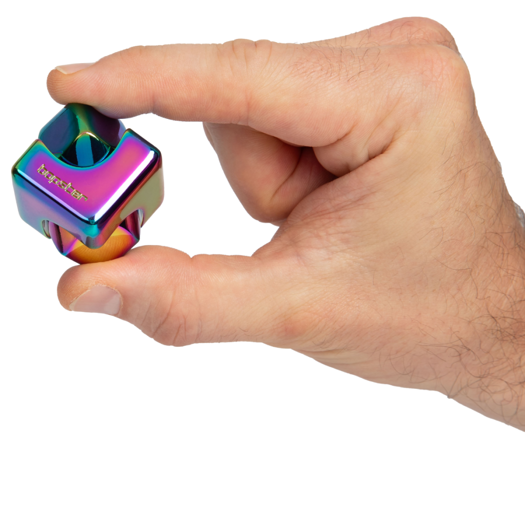 Metaliczny Spinner Kostka - Zabawka Sensoryczna Cube Fidget Toy - bopster