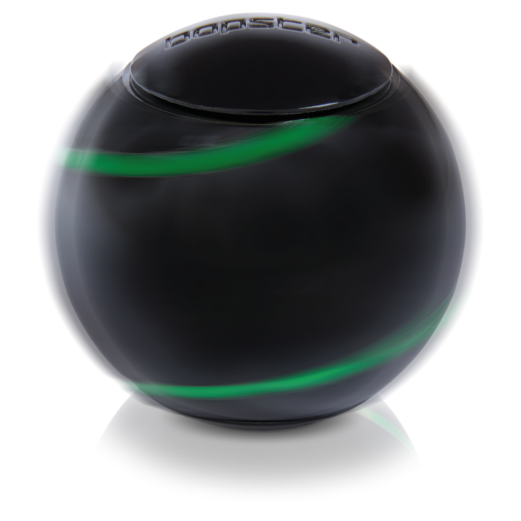 Czarny Spinner Kulka - Świecący w Ciemności - Ball Fidget Toy - bopster