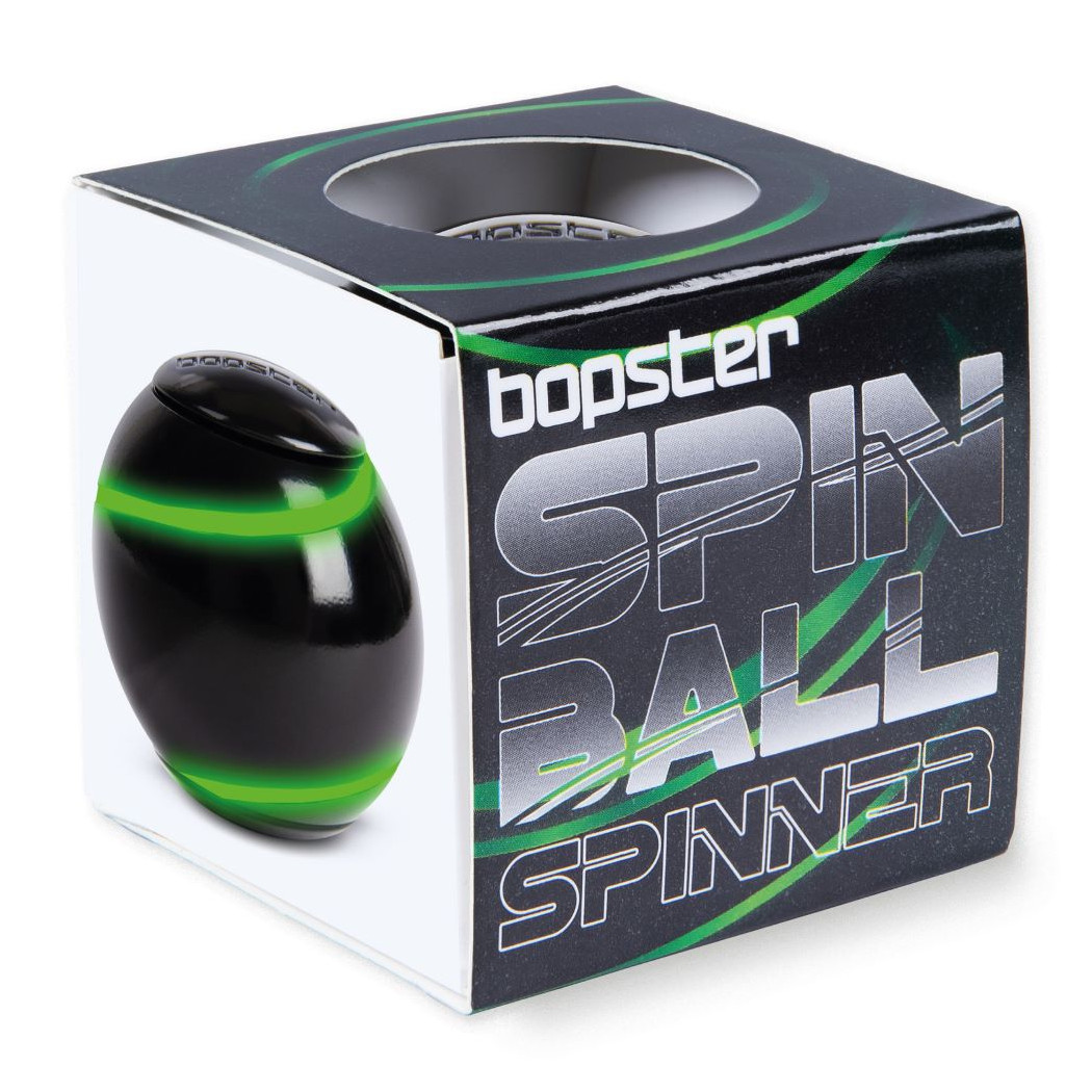 Czarny Spinner Kulka - Świecący w Ciemności - Ball Fidget Toy - bopster