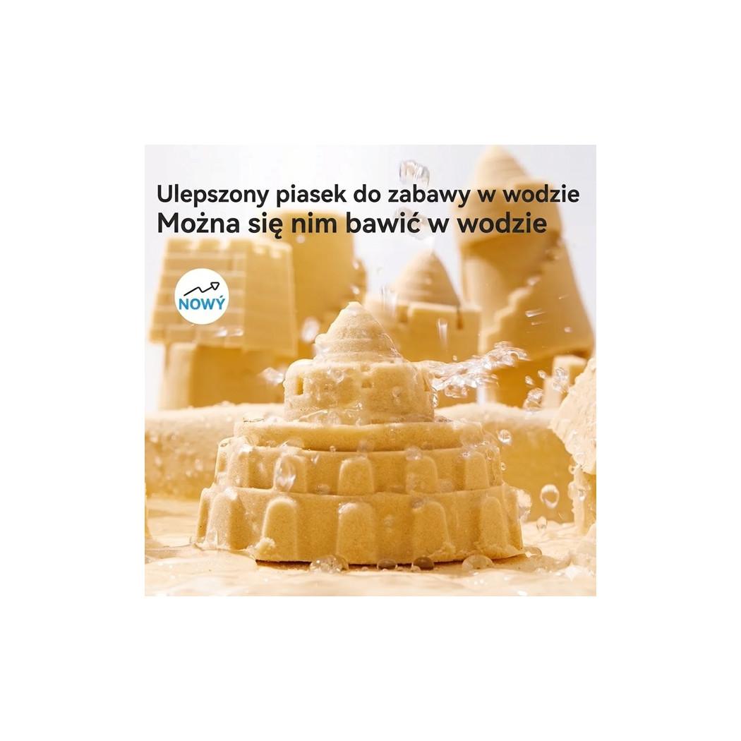 Magiczny Piasek 1 kg - Saszetka Dodatkowego Piasku Uzupełnienie - Mideer