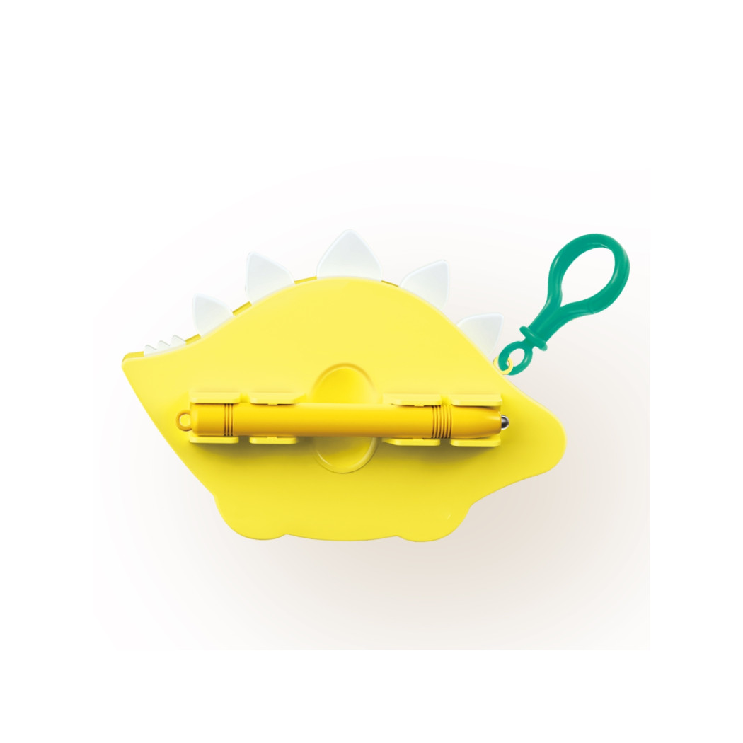 Dinozaur Stegozaur - Kieszonkowa Tablica Magnetyczna z Rysikiem i Zawieszką - Apli Kids