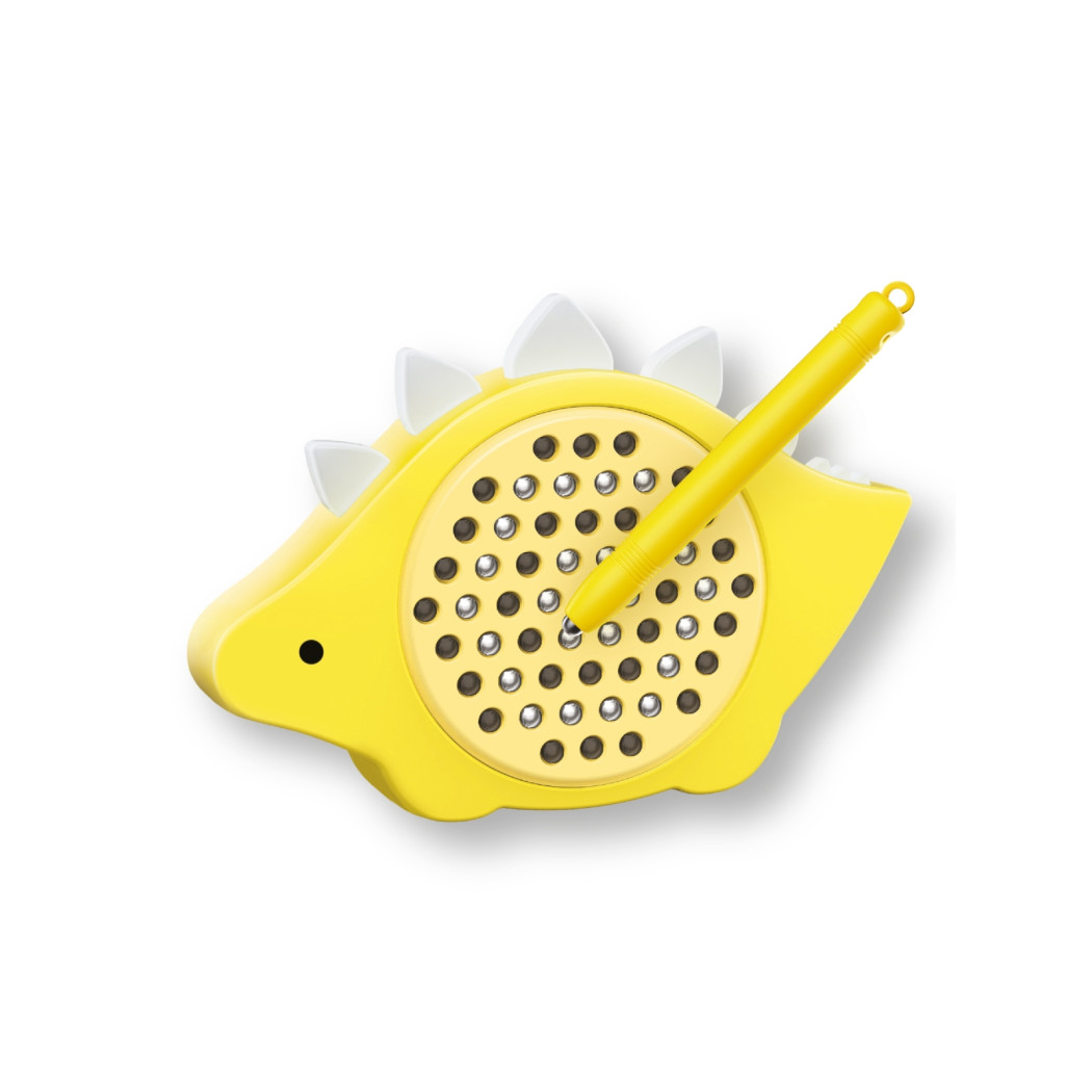 Dinozaur Stegozaur - Kieszonkowa Tablica Magnetyczna z Rysikiem i Zawieszką - Apli Kids