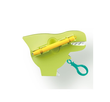 Dinozaur Tyranozaur T-Rex - Kieszonkowa Tablica Magnetyczna z Rysikiem i Zawieszką - Apli Kids