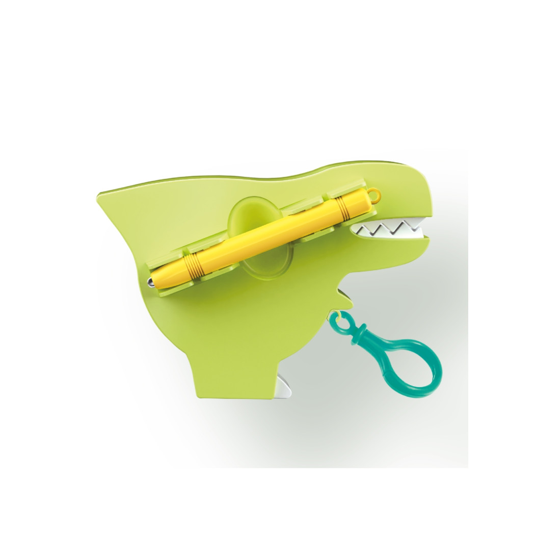 Dinozaur Tyranozaur T-Rex - Kieszonkowa Tablica Magnetyczna z Rysikiem i Zawieszką - Apli Kids