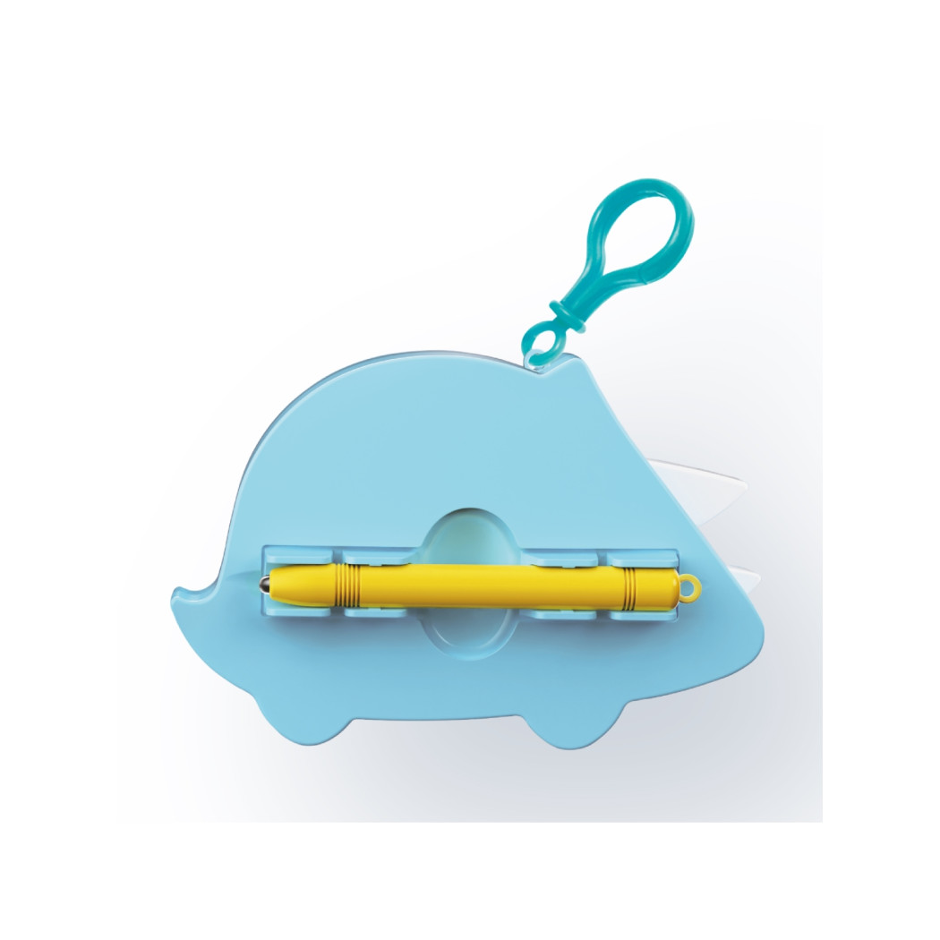 Dinozaur Triceratops - Kieszonkowa Tablica Magnetyczna z Rysikiem i Zawieszką - Apli Kids