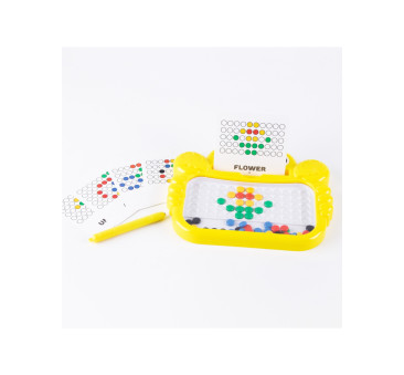 Krab - Ćwiczenie Koncentracji - Kieszonkowa Magnetyczna Układanka z Rysikiem - Apli Kids