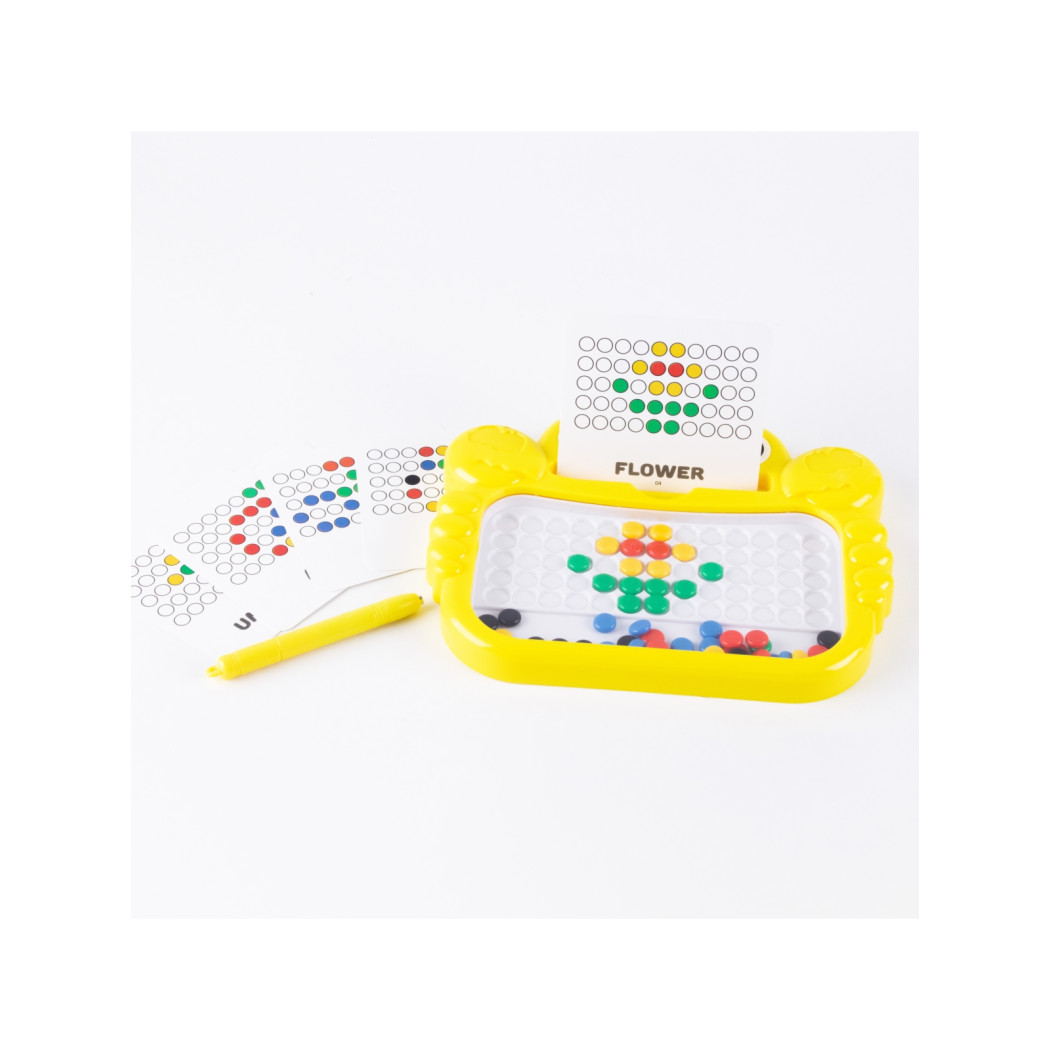 Krab - Ćwiczenie Koncentracji - Kieszonkowa Magnetyczna Układanka z Rysikiem - Apli Kids