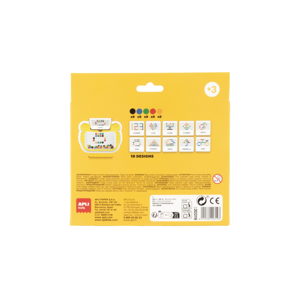 Krab - Ćwiczenie Koncentracji - Kieszonkowa Magnetyczna Układanka z Rysikiem - Apli Kids