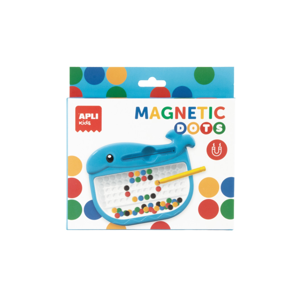 Wieloryb - Ćwiczenie Koncentracji - Kieszonkowa Magnetyczna Układanka z Rysikiem - Apli Kids