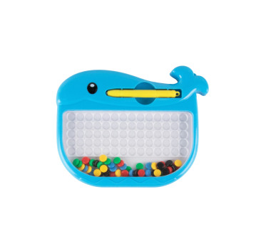 Wieloryb - Ćwiczenie Koncentracji - Kieszonkowa Magnetyczna Układanka z Rysikiem - Apli Kids