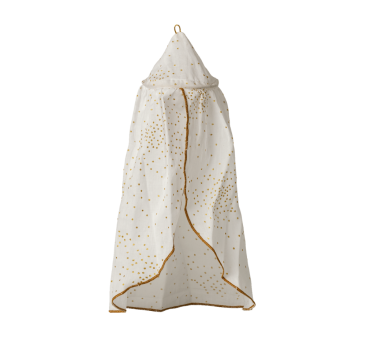 Biały w Kropki Baldachim do Łóżka dla Myszek -...