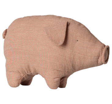 Mała Świnka Polly - 16 cm - Klasyczna Maskotka Prosiaczek - Len i Bawełna - Polly Pork - Maileg