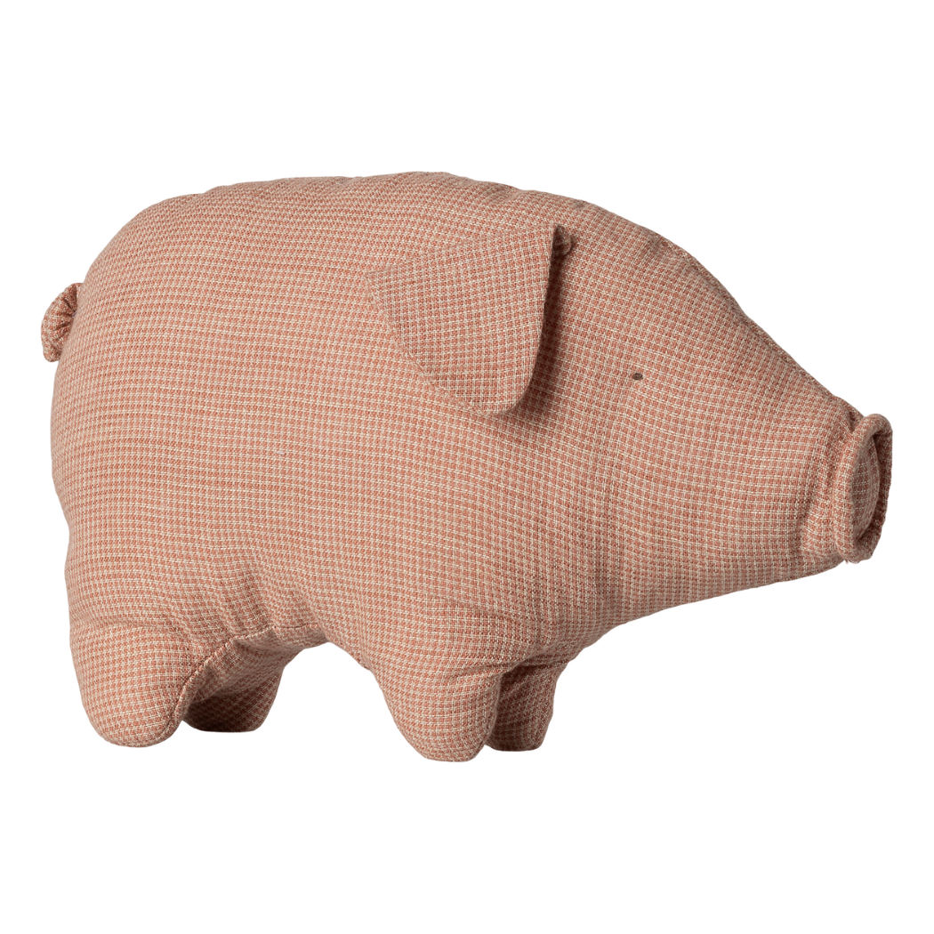 Mała Świnka Polly - 16 cm - Klasyczna Maskotka Prosiaczek - Len i Bawełna - Polly Pork - Maileg