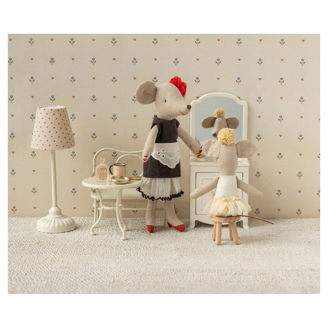 Myszka Baletnica w Białym Stroju - Młodsza Siostra - Ballerina Mouse Little Sister Off White - Maileg