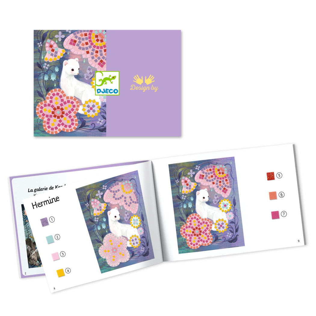 Zaczarowany Las Mozaika - Zabawka Artystyczna DIY Zrób to Sam - Djeco