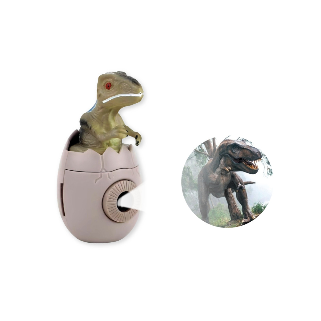 Velociraptor Dinozaur - Mini Projektor na Wymienne Dyski - 24 Przeźrocza - Apli Kids