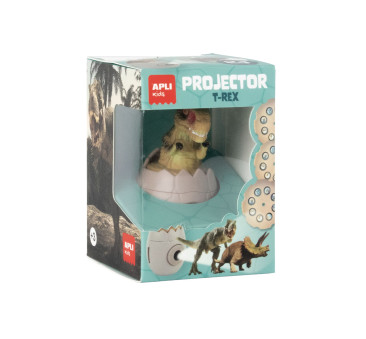 Tyranozaur T-Rex Dinozaur - Mini Projektor na Wymienne Dyski - 24 Przeźrocza - Apli Kids