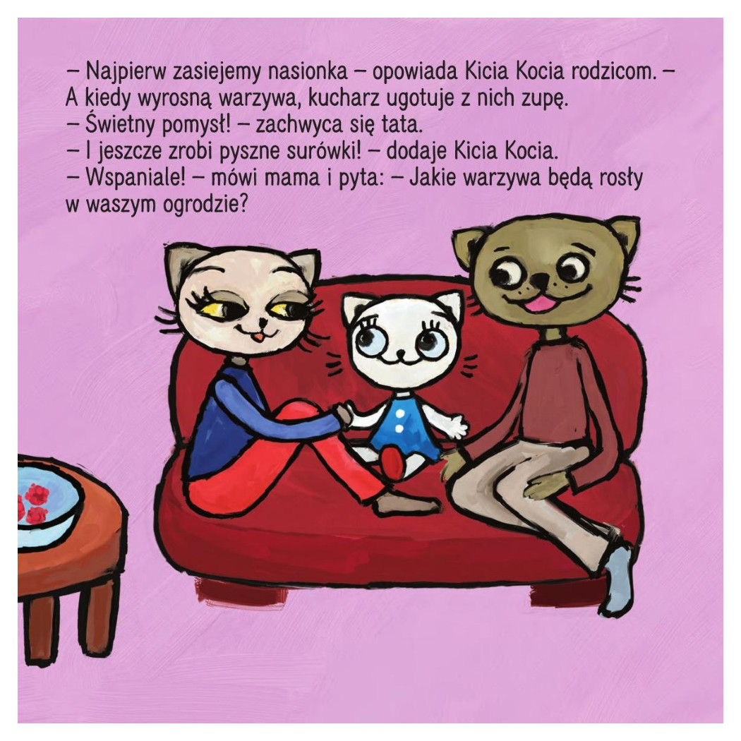 KICIA KOCIA. CO ZASIEJEMY W OGRÓDKU? - Anita Głowińska - MEDIA RODZINA