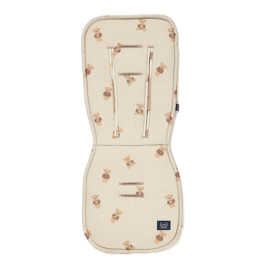 Baby Bear Bawełna Velvet - Multi Wkładka do Wózka - Stroller Pad - La Millou