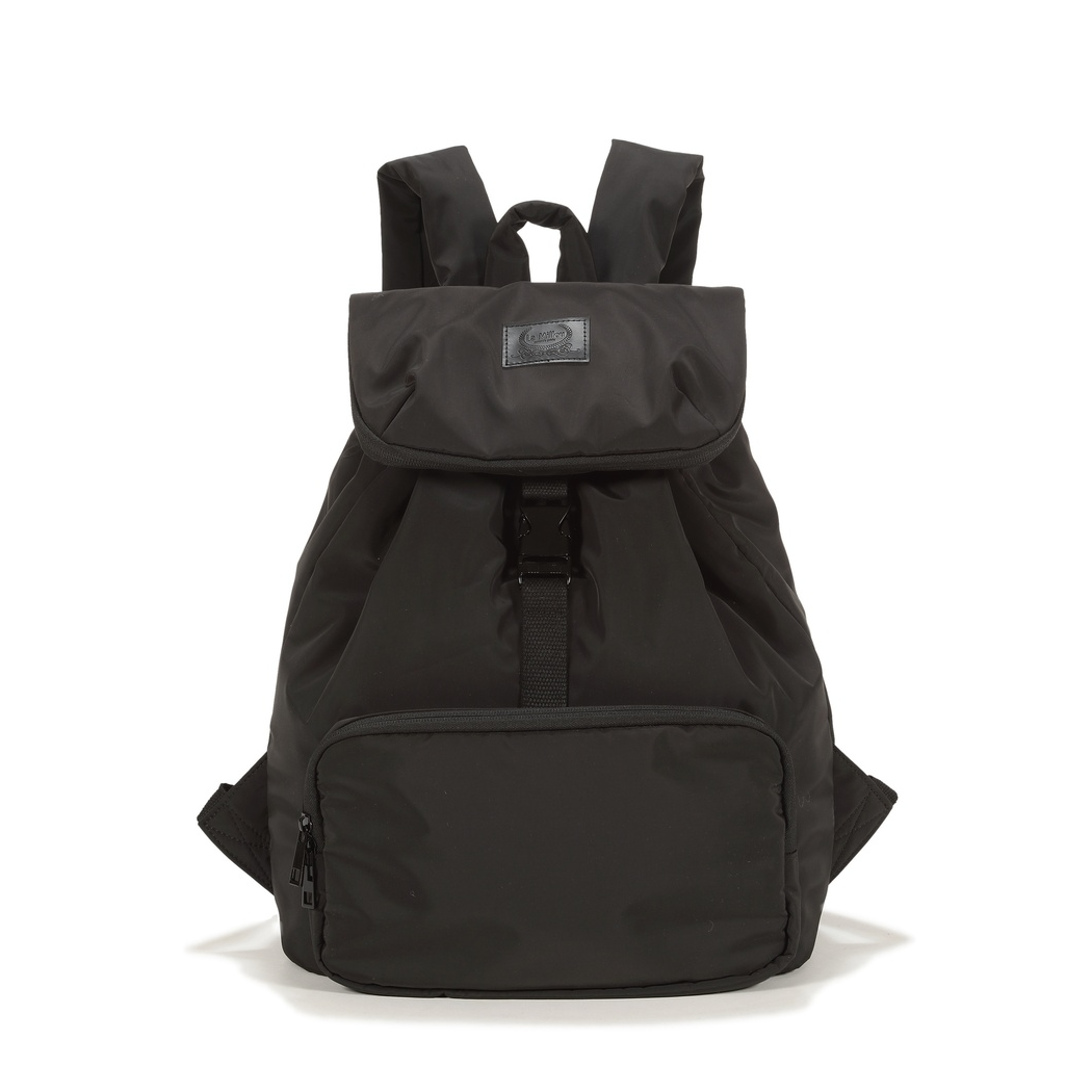Czarny Lekki Plecak - Pufiasty Puffer Black - do Wózka i na co Dzień - La Millou