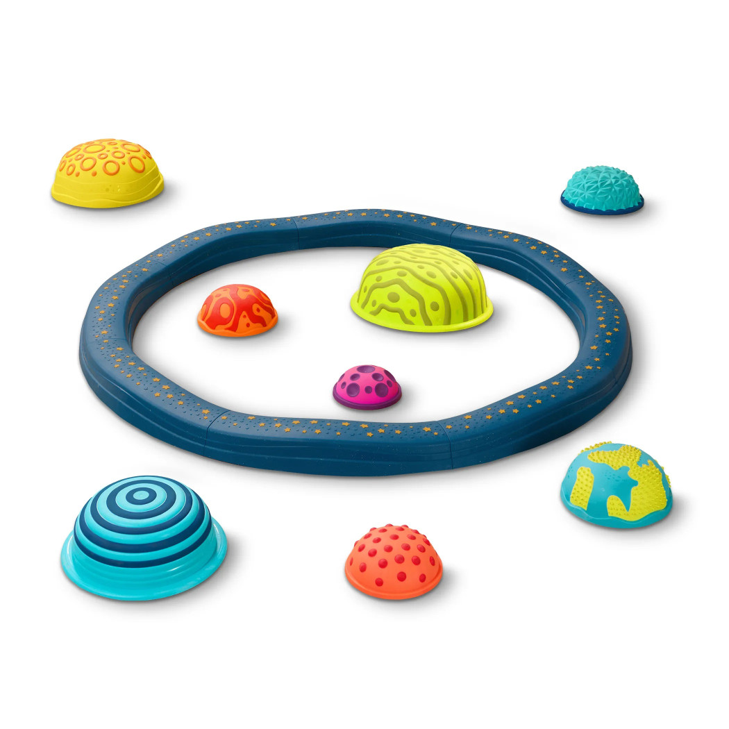 Planety - Ścieżka Sensoryczna do Balansowania - Falista Modułowa 16 elementów - BTOYS