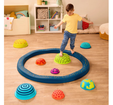 Planety - Ścieżka Sensoryczna do Balansowania - Falista Modułowa 16 elementów - BTOYS