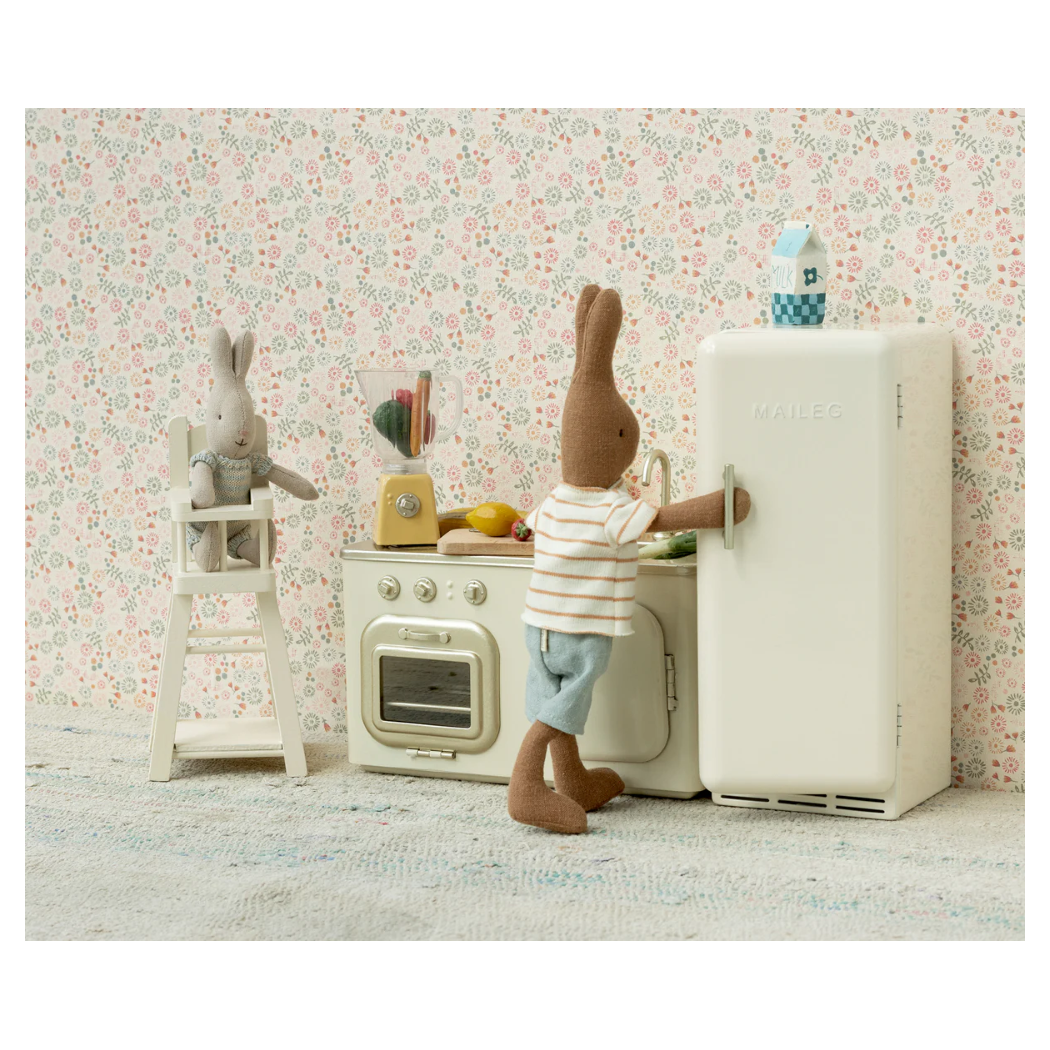 Żółty Blender Kielichowy - Miniature Blender - Akcesoria Dla Lalek - Maileg