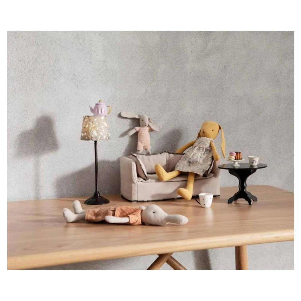Czarny Stolik Kawowy - Miniature Coffee Table - Maileg