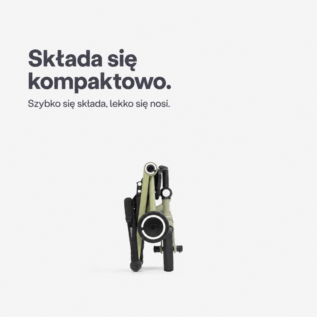 Oliwkowy Rowerek Trójkołowy z Funkcją Wózka - Dziecięcy - Wonder - Smartrike