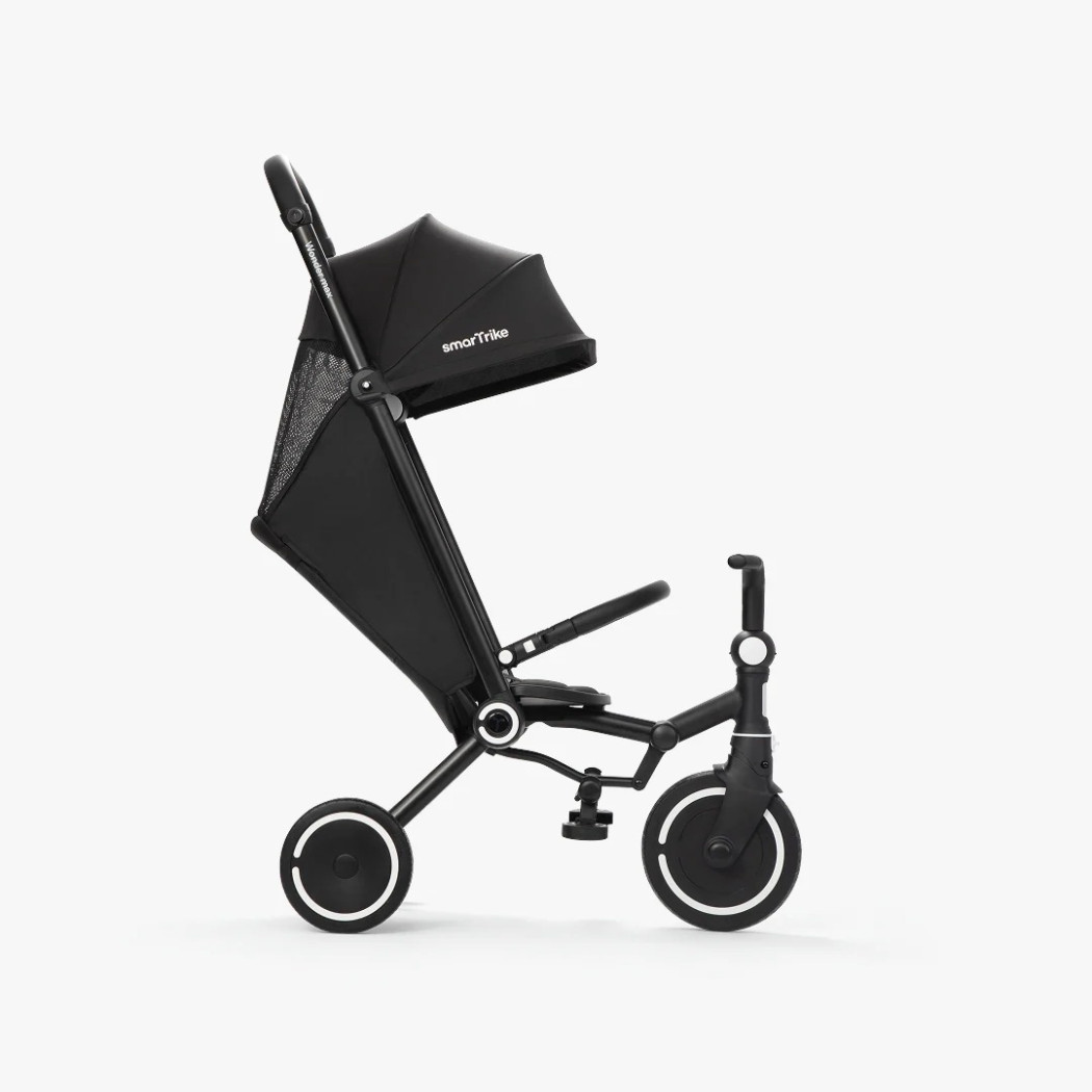 Czarny Max Rowerek Trójkołowy z Funkcją Wózka - Dziecięcy - Wonder Max - Smartrike