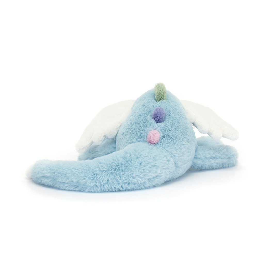 Błękitny Smok Smoczyca - Sky Dragon Duży Pluszowy Smok 50 cm - Maskotka Przytulanka - JellyCat