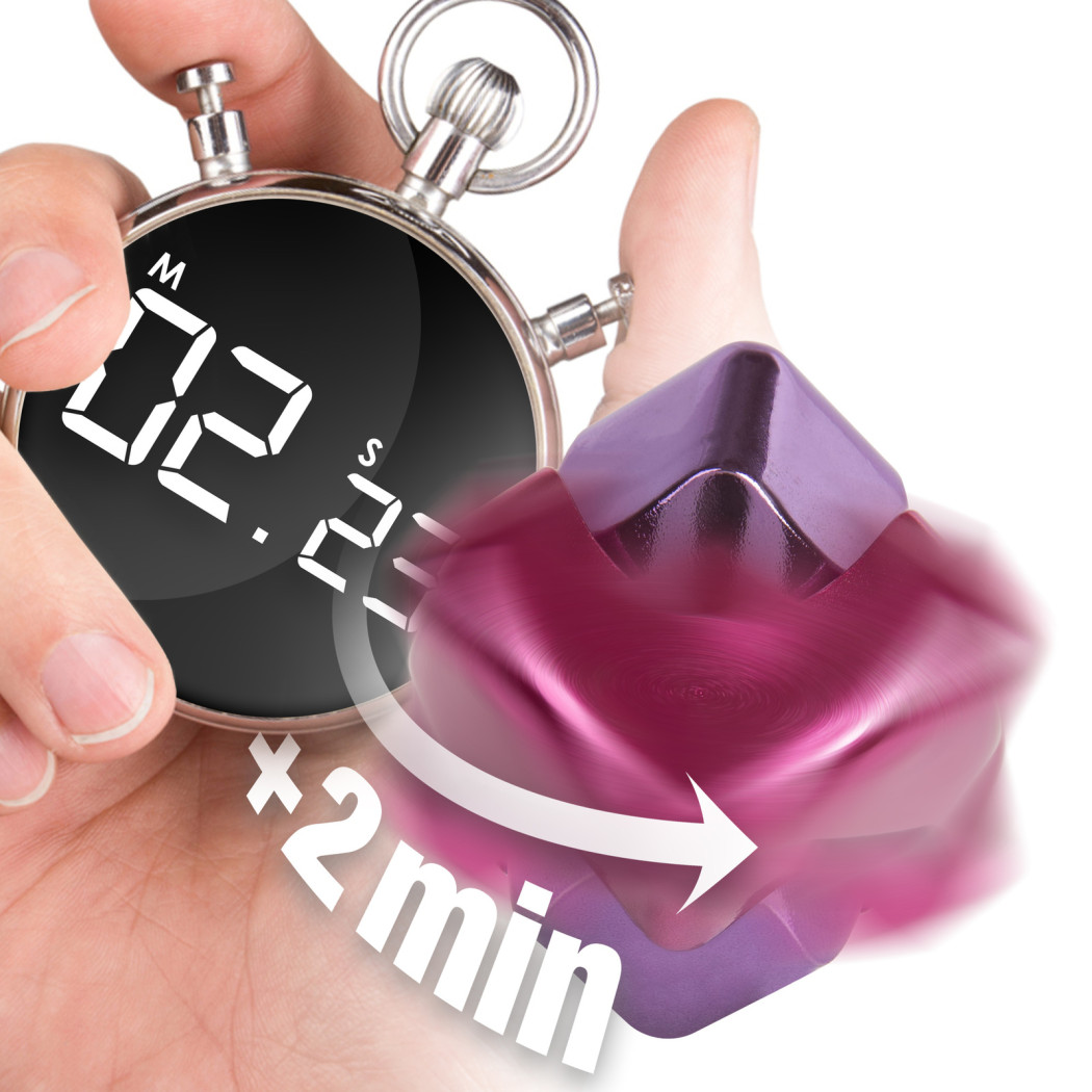 Różowy Spinner Kostka - Zabawka Sensoryczna Cube Fidget Toy - bopster