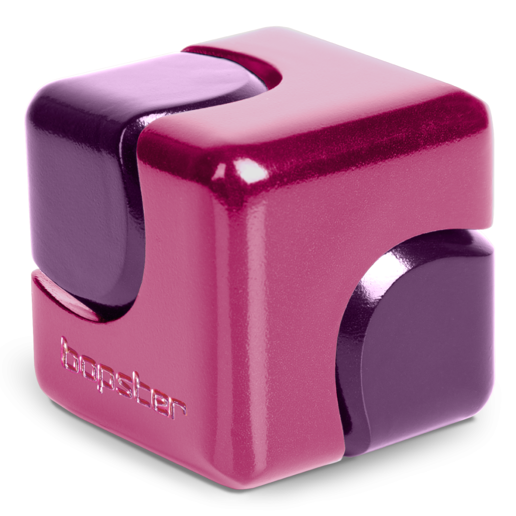 Różowy Spinner Kostka - Zabawka Sensoryczna Cube Fidget Toy - bopster