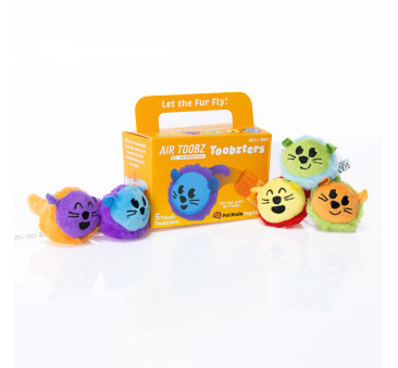 Toobzters - Pluszowe Piłeczki 5 szt do Dmuchawy do Piłek Air Toobz - Fat Brain Toys