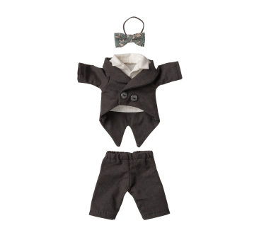 Garnitur Ślubny z Muszką dla Myszki Frak - Ślub Myszek - Myszka Tata - Wedding Suit - Maileg