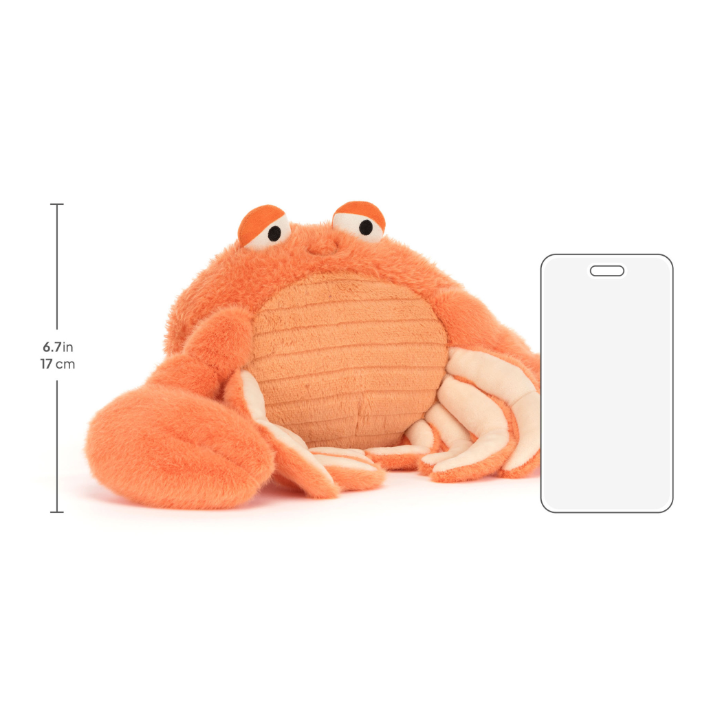 PROMOCJA Krab Pinchsnap - 20 cm - Pluszowy Skorupiak - Maskotka Przytulanka - JellyCat