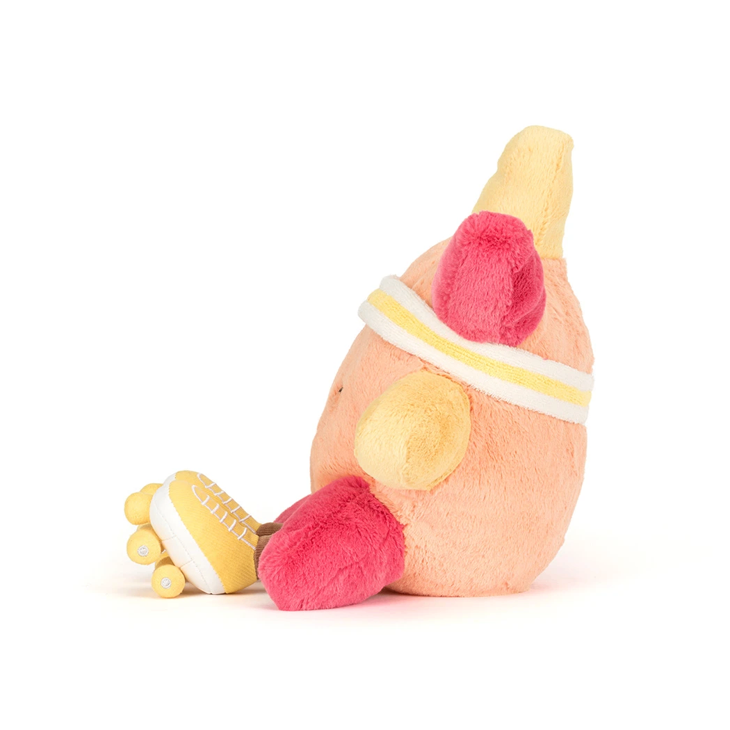 PROMOCJA Uśmiechnięte Słoneczko na Wrotkach - Pluszowe Słońce Wrotkarz 30 cm - Maskotka Przytulanka - JellyCat