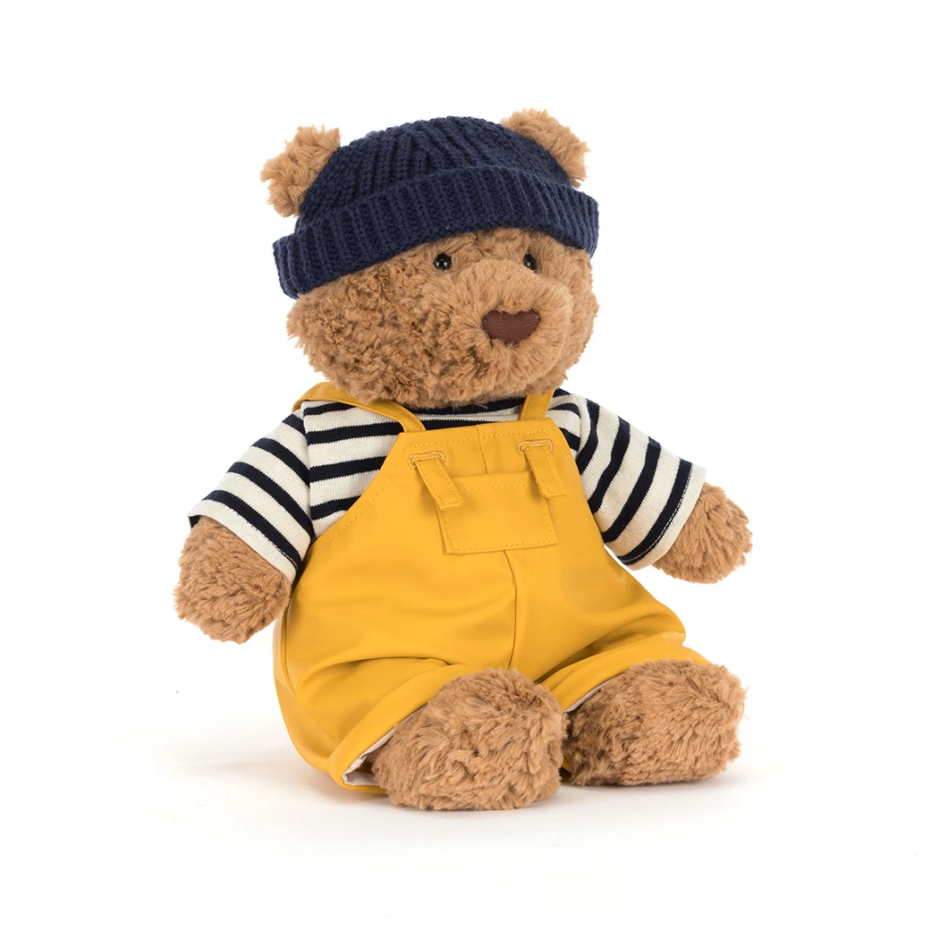 PROMOCJA Miś Bartłomiej Marynarz - 26 cm - Klasyczny Pluszowy w Zdejmowanym Ubranku - Maskotka Przytulanka - JellyCat