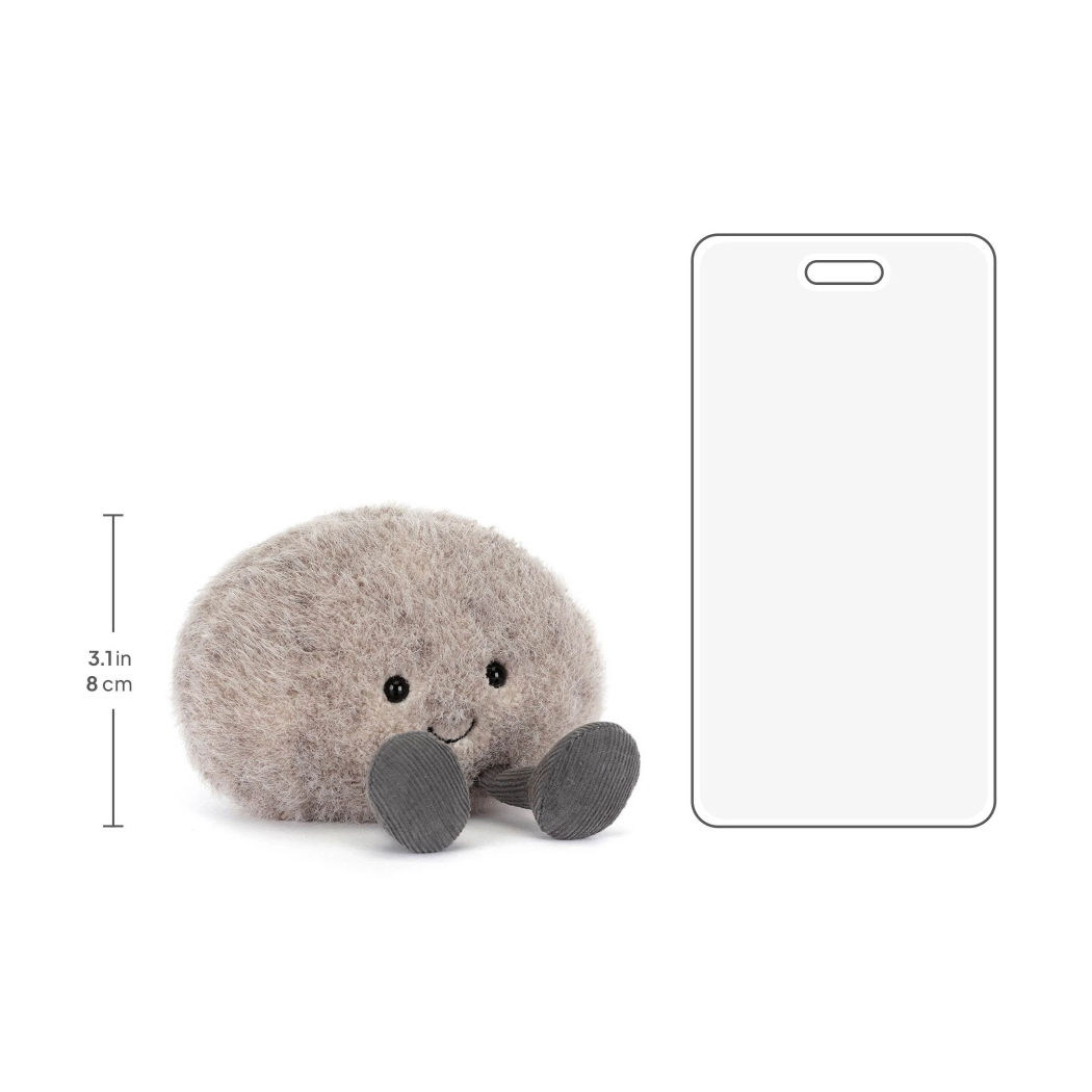 Wesoły Kamień Otoczak - 11 cm - Pluszowy Kamyk - Maskotka Przytulanka - JellyCat