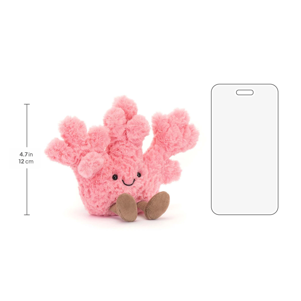 Różowy Koralowiec - 16 cm - Pluszowa Rafa Koralowa - Maskotka Przytulanka - JellyCat