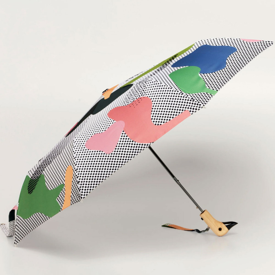 Kropki - Parasol dla Dzieci - Parsolka Kaczka - Automatyczna Składana - Original Duckhead