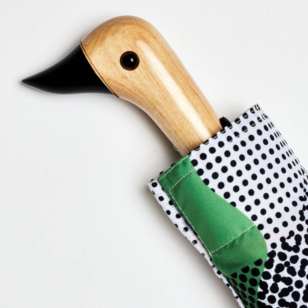 Kropki - Parasol dla Dzieci - Parsolka Kaczka - Automatyczna Składana - Original Duckhead