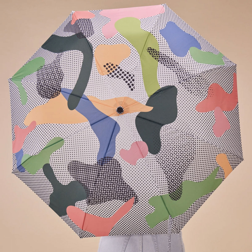 Kropki - Parasol dla Dzieci - Parsolka Kaczka - Automatyczna Składana - Original Duckhead
