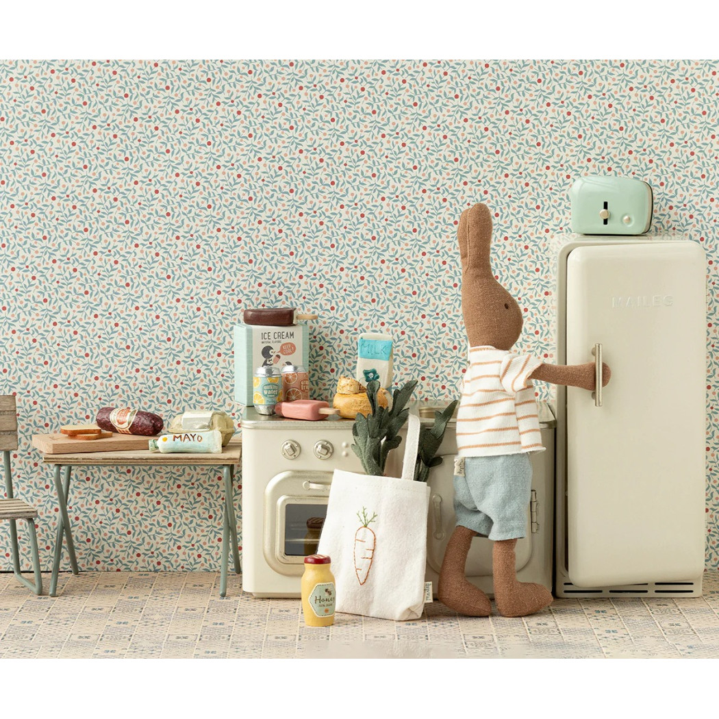Biała Lodówka -  Miniature Fridge Off White - Rozmiar Mini - Maileg