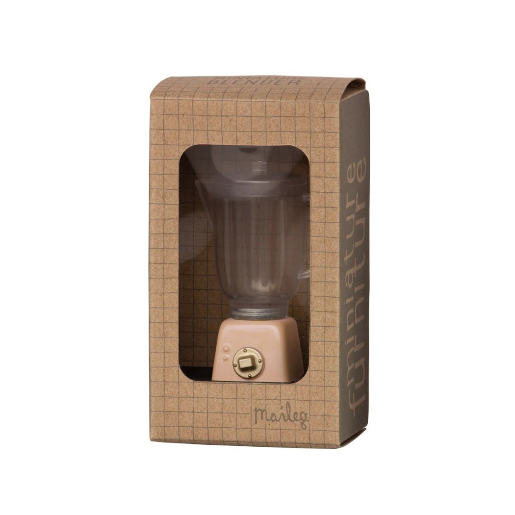 Różowy Blender Kielichowy - Miniature Blender Powder - Akcesoria Dla Lalek - Maileg