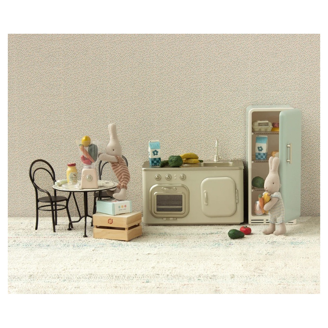 Różowy Blender Kielichowy - Miniature Blender Powder - Akcesoria Dla Lalek - Maileg
