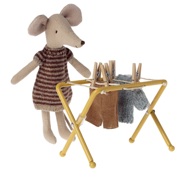 Suszarka Do Ubrań -  Drying Rack, Mouse - Akcesoria Dla Myszek - Maileg