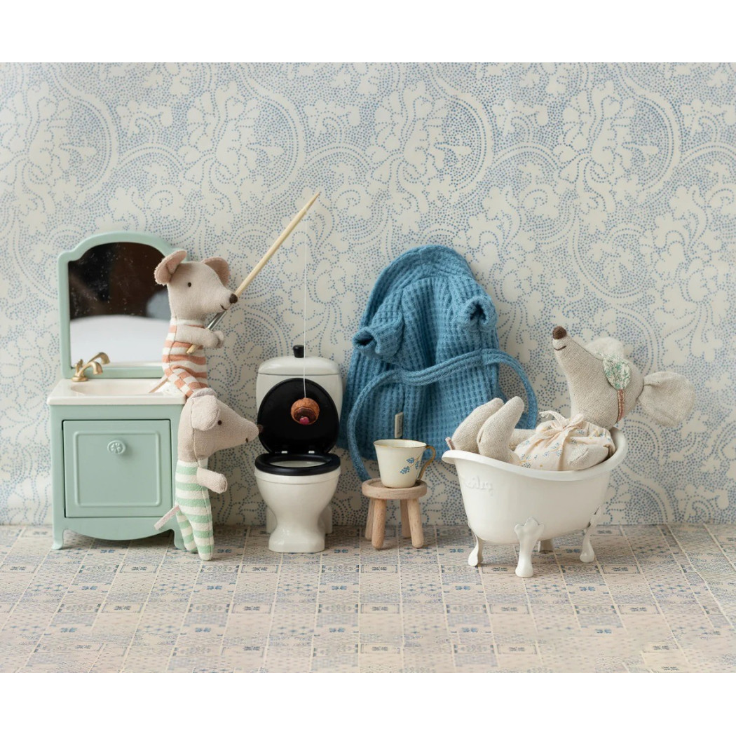Toaleta Dla Myszek 9,5 cm - Toilet Mouse - Maileg