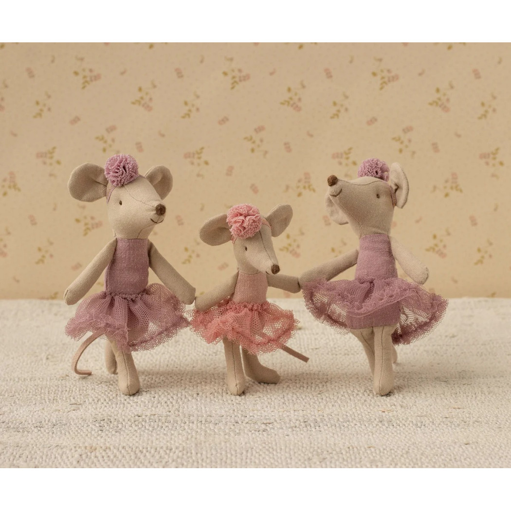 PROMOCJA Myszka Baletnica Wrzosowa Starsza Siostra - Heather - Ballerina Mouse - Big Sister - Maileg
